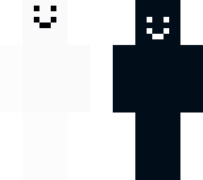 white side black side