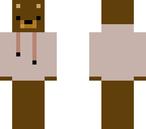 bear with hoodie