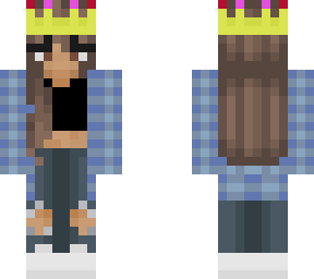 blue crown girl