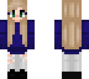 blue girl