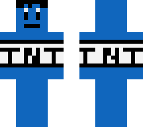 blue tnt man
