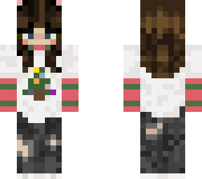 christmas bear girl