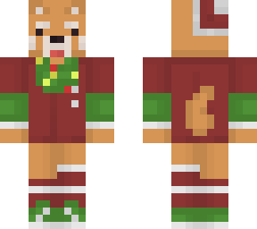 christmas shiba