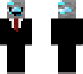diamond noob in a suit