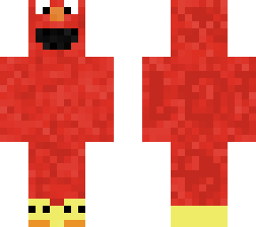 elmo with duck slippers