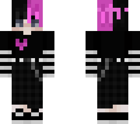 emo boy pink hair version