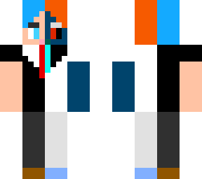 glitched boy wearing suit & tie
