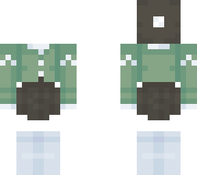green snowflakes