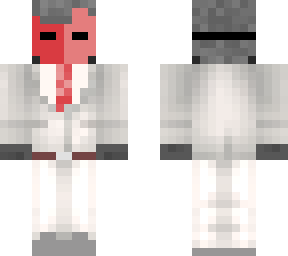 masked suitman (white suit)