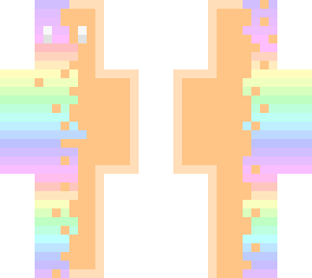 pastel rainbow w/ horns