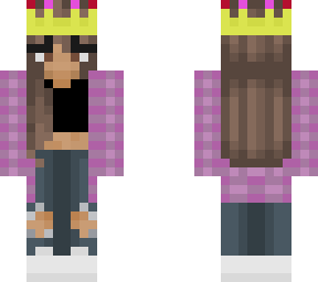 pink crown girl