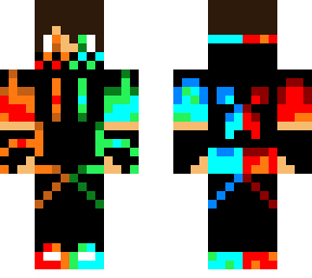 really cool lava vs ice skin