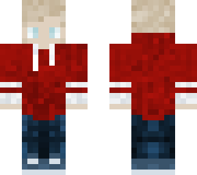 red hoodie
