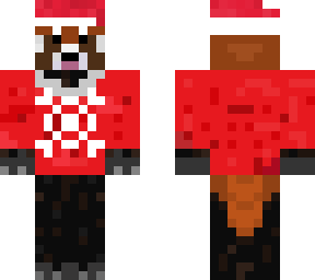 red panda christmas theme c: