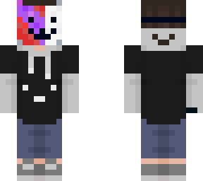 skin boy purple mask
