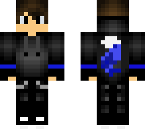 wolf boy with blue tail