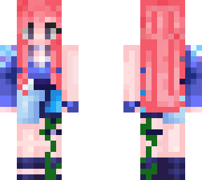 axolotl girl hybrid (seaweed around leg) (not mine credit to original artist)