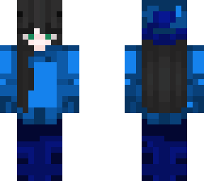 blue girl