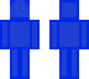 blue man