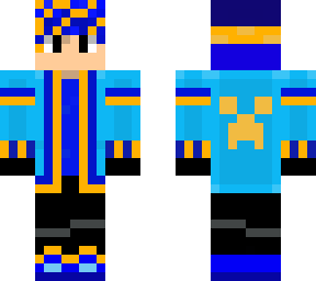 blue orange boy