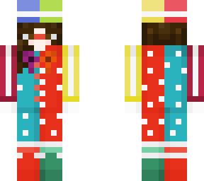 brunette clown!