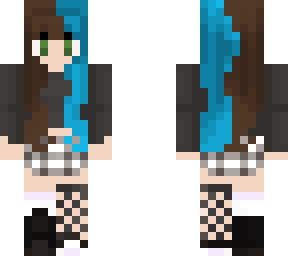 chica azul