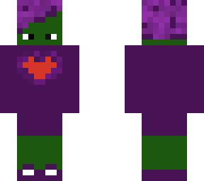 emo alien purple child