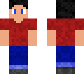 geometric red shirt