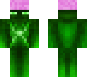 green enderman with btain