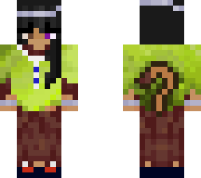 i edited my cousins mc skin hair lol