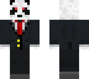panda in suit