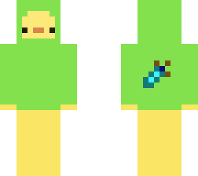 pato encapuchado verde patotaku444