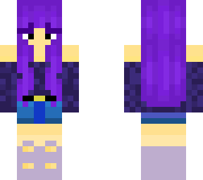 pretty goth-like girl
