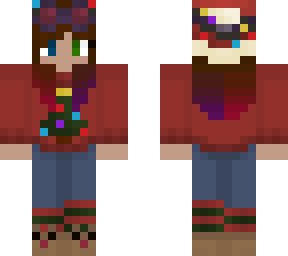 primrosepetals chirstmas skin