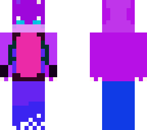purple cute  dragon