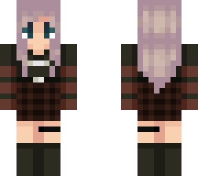 purple haired e-girl