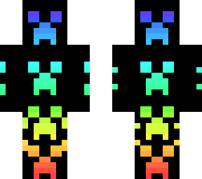 rainbow black creeper (credit to cookierexyum for the rainbow template)