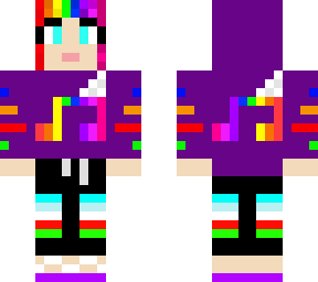 rainbow girl