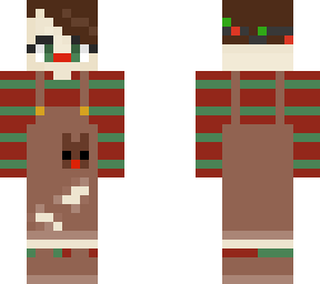 short hair christmas girl