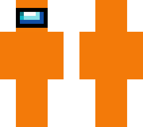 sussy orange among us imposter skin