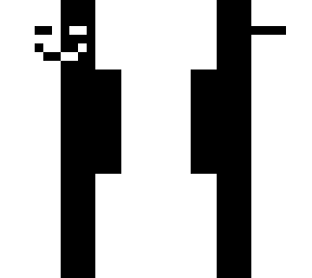 white and black