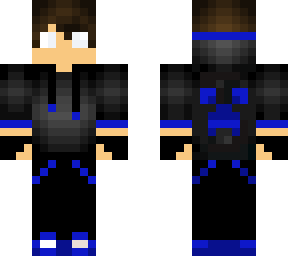white eye blue gamer