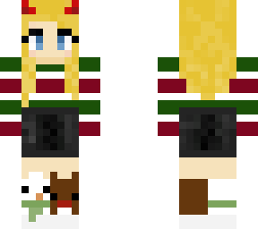 biyin con ropita de navidad