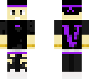 black purple white