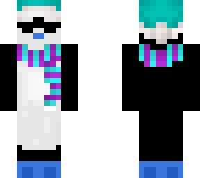chill blue christmas penguin