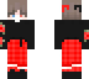 enmakaron skin red pants