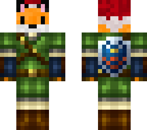 fox in a link suit christmas edition