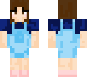 girl in an overall
