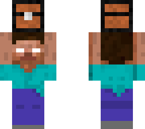 herobrine with chest