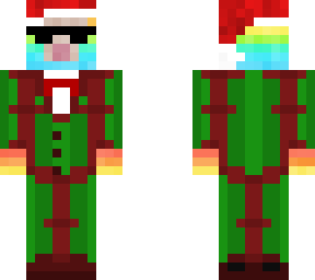 merry christmas! rainbow sheep